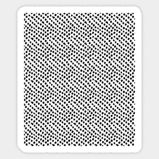 Decorative Black and White Pattern Sticker